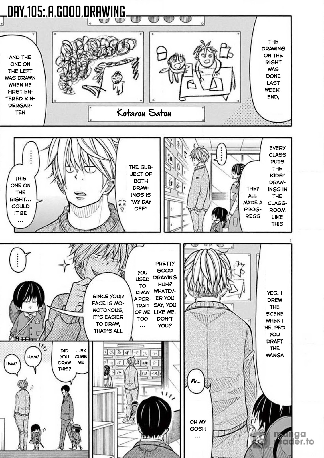 Kotaro Lives Alone, Chapter 105 image 001